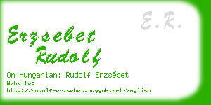 erzsebet rudolf business card